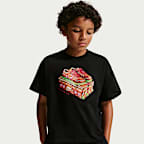 Playera para niños talla grande Nike Sportswear