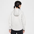 Felpa con cappuccio e zip a tutta lunghezza Nike Sportswear Tech Fleece – Bambina/Ragazza