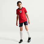 Camisola de futebol Nike Aero-FIT do equipamento alternativo Match Seleção Inglesa 2026 Júnior