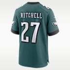 Quinyon Mitchell Philadelphia Eagles Men's Nike NFL Game Football Jersey