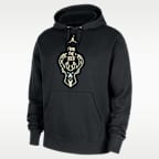 Sudadera con gorro sin cierre Club Fleece para hombre Milwaukee Bucks