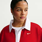 Nike Sportswear Women's Oversized Long-Sleeve Polo (Plus Size)
