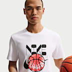 เสื้อยืดบาสเก็ตบอลผู้ชาย Nike