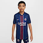 Paris Saint-Germain 2025/26 Stadium Home Older Kids' Nike Dri-FIT Football Replica Shirt