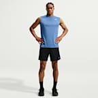 Nike Dri-FIT ermeløs treningsoverdel til herre