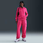 Sudadera con gorro de cierre completo para mujer Nike Sportswear Club Fleece