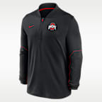 Sudadera universitaria Nike Dri-FIT de medio cierre para hombre Ohio State Sideline
