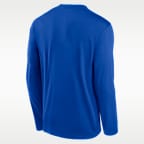 Kentucky Courtside Basketball Shootaround Legend Men's Nike Dri-FIT College Long-Sleeve T-Shirt