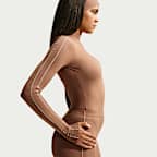 NikeSKIMS Weightless Women's Mock-Neck Long-Sleeve Top