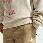 Sudadera de cuello redondo de tejido Fleece Yeti para niños talla grande Nike ACG