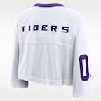 LSU Logo Women's Nike Dri-FIT College Cropped Jersey