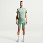 Shorts de ciclismo de maternidad Dri-FIT de tiro alto de 20 cm con bolsillos para mujer Nike (M) One