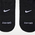 Calcetines invisibles de entrenamiento para mujer Nike Everyday Plus Cushioned (3 pares)