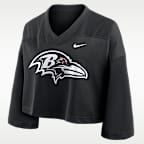 Baltimore Ravens Rewind Fashion Women's Nike Dri-FIT NFL Cropped Jersey
