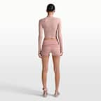 NikeSKIMS Matte Women's 3" Fold-Over Waistband Shorts