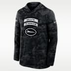 New York Jets Salute to Service Sideline Men's Nike Dri-FIT NFL Long-Sleeve Hooded Top