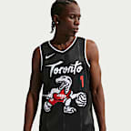 Jersey Nike de la NBA Swingman para hombre Gradey Dick Toronto Raptors City Edition