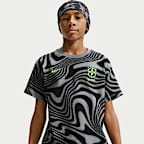 Playera de fútbol Nike para niños talla grande Brazil