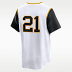 Roberto Clemente Pittsburgh Pirates Cooperstown Men's Nike Dri-FIT ADV MLB Limited Jersey