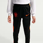 Pleteninová fotbalová sportovní souprava Nizozemsko Strike Nike Dri-FIT pro malé děti