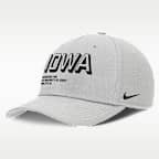 Gorra universitaria Nike ajustable para hombre Iowa On-Field Primetime Rise