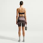 NikeSKIMS Satin Shine Women's Mid-Rise 18cm (approx.) Bonded Biker Shorts
