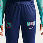 FC Barcelona Strike Üçüncü Nike Dri-FIT Örgü Genç Çocuk Futbol Eşofman Altı