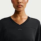 NikeSKIMS Stretch Knit Women's Oversized V-Neck Top