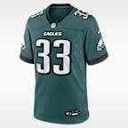 Jersey Nike de la NFL Game para hombre Cooper DeJean Philadelphia Eagles