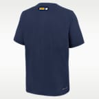 Milwaukee Brewers Authentic Collection Men's Nike Dri-FIT MLB 1/4-Zip Short-Sleeve Windshirt