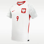 Robert Lewandowski Poland National Team 2026 Stadium Home Men's Nike Dri-FIT Soccer Jersey