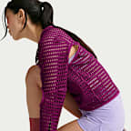 Playera de correr de manga larga Aero-FIT para mujer Nike Radical AirFlow