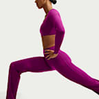 Nike Zenvy Women's High-Waisted Flared Leggings with No Front Seam