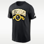 Pittsburgh Steelers Rewind Front And Back Hit Essential Men's Nike NFL T-Shirt