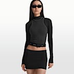 NikeSKIMS Matte Women's 3" Fold-Over Waistband Shorts