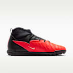Tacos de fútbol para pasto sintético (turf) Nike Phantom 6 High Club