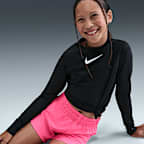 Playera de manga larga Dri-FIT UV para niña talla grande Nike Swim Hydroguard