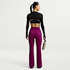 Nike Zenvy Women's High-Waisted Flared Leggings with No Front Seam