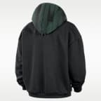 Sudadera con gorro de básquetbol de tejido Fleece Therma-FIT para hombre Milwaukee Bucks Standard Issue