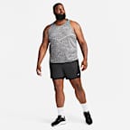 Nike Stride Shorts de correr Dri-FIT de 18 cm 2 en 1 para hombre