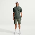 Nike Par Men's Dri-FIT Sleeve Logo Golf Polo