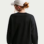 Nike Sportswear Studio Fleece Older Kids' (Girls') Oversized Crewneck Sweatshirt