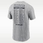 Playera Nike de la NFL para hombre Seattle Seahawks Super Bowl LX Champions Ice Classic Roster