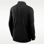 New Orleans Saints Logo Victory Men's Nike Dri-FIT NFL 1/2-Zip Long-Sleeve Top