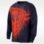 Oklahoma City Thunder Essential Anthem Men's Long-Sleeve Basketball T-Shirt