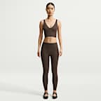Brassière longue à col en V NikeSKIMS Matte pour femme