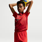 Fotbollsshorts Nike Dri-FIT Replica Turkiet 2026 Stadium Home för ungdom