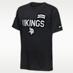 Minnesota Vikings Salute to Service Sideline Big Kids' Nike Dri-FIT NFL T-Shirt
