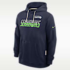 Seattle Seahawks Sideline Standard Issue Men's Nike Dri-FIT NFL Pullover Hoodie