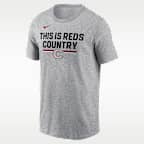 Cincinnati Reds Stacked City Connect Men's Nike MLB T-Shirt